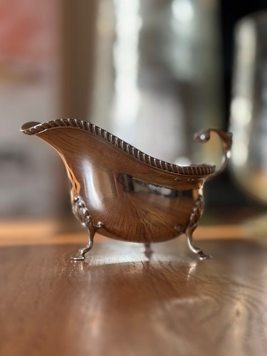 Antique solid silver - solid, sauce