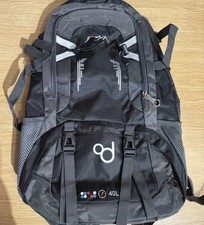 40L Black Waterproof Backpack