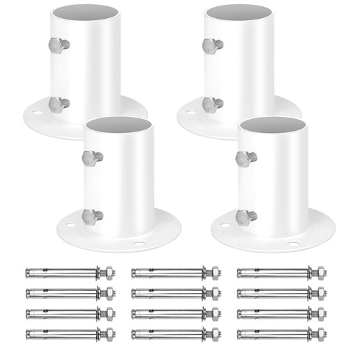 Pack pool deck flanges - 4-pack, flanges,
