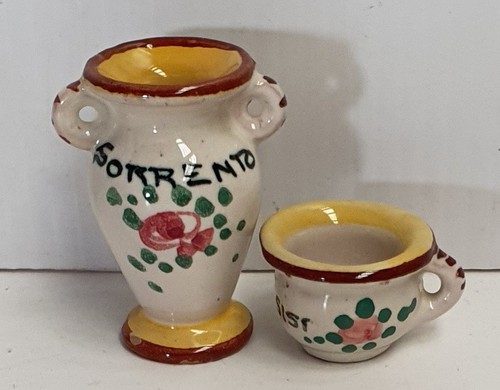 Italian made miniature pottery - italian,