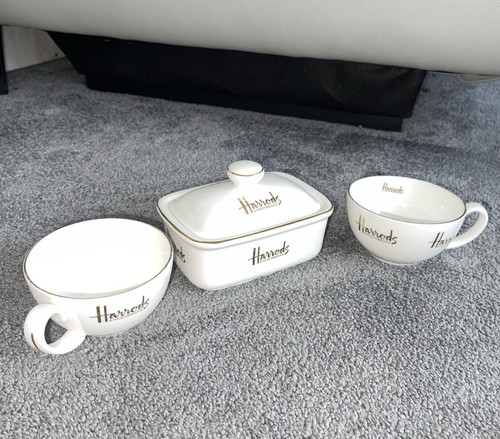 Harrods tea cups butter - harrods,