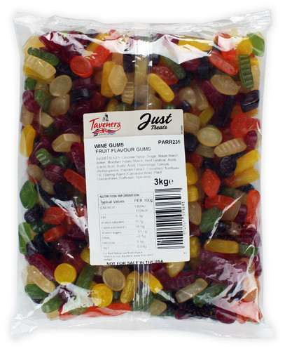 Taveners wine gums 3kg - taveners,