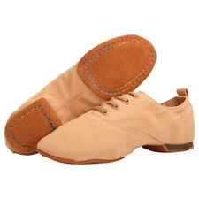 Mens Retro Low Heel Canvas Dance Shoes Latin Tango Waltz Salsa Ballroom Practice
