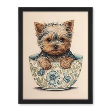 Cute Teacup Yorkshire Terrier