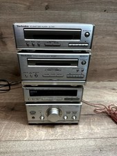 Technics SE-CA01 Hi-Fi Component System Silver Cassette, CD & FM Backlit Display