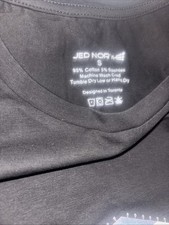 Jed North T-shirt Sizes