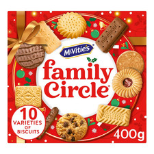 McVities Family Circle Biscuit Cookies Assortment Christmas Gift Box 400g