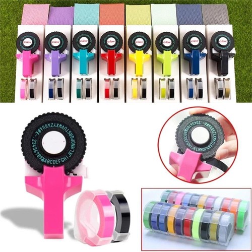 Manual embossing label - 3d,