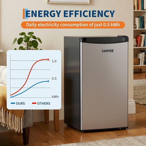 92l mini fridge stainless - fridge,
