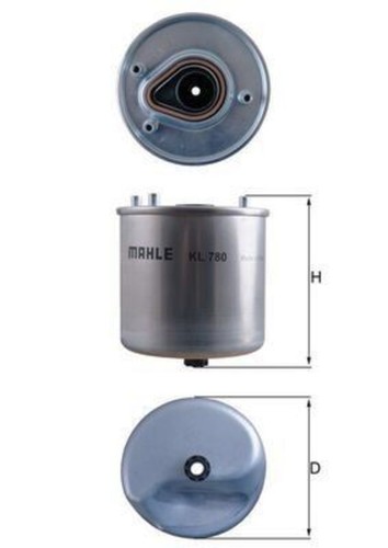 Fuel filter mahle fits ford - fuel,