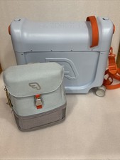 JetKids by Stokke Bed Box Ride-On Suitcase - Kids In-Flight Bed Blue No Bedding