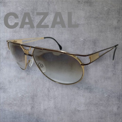 Cazal teardrop sunglasses gold - cazal,