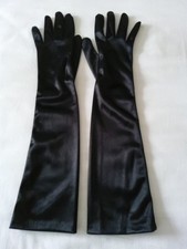 Elegant Ladies Elbow Length Back Evening Gloves. One size. New