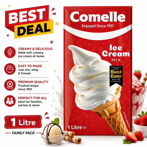 Comelle ice cream - cream, mix