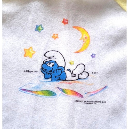 Vintage retro 1980s smurfs - vintage,