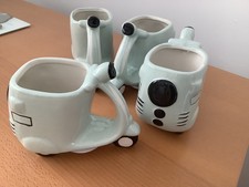 VESPA SCOOTER COFFEE MUG SET OF FOUR  IDEAL CHRISTMAS PRESENT