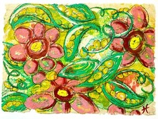 Original Art ‘Sweet Peas’