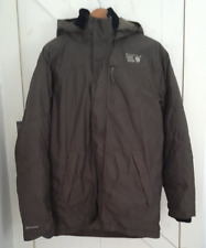 Mountain Hardwear Men's Conduit Down Jacket with Removable Hood Size M Brown