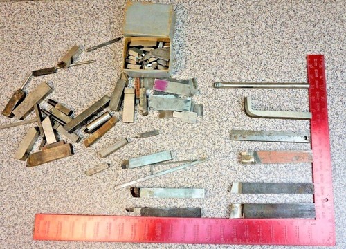 Lot lathe bits machinist - lot,