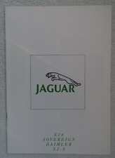 Jaguar Brochure 1990 -XJ6, Sovereign, Daimler,XJ-S V12 Convertible,Coupe V12,3.6