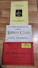 Lot Of 3 Welch American Clocks