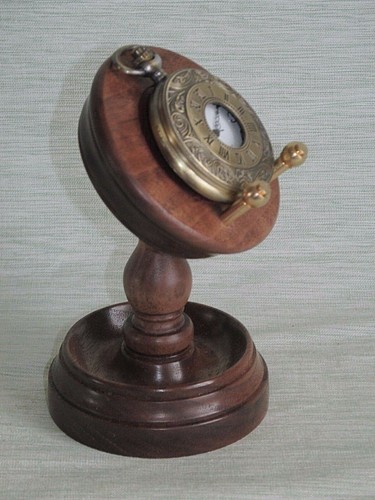 Pocket watch stand wooden - stand,
