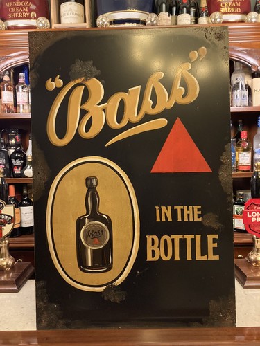 Bass bottle beer - beer, painted