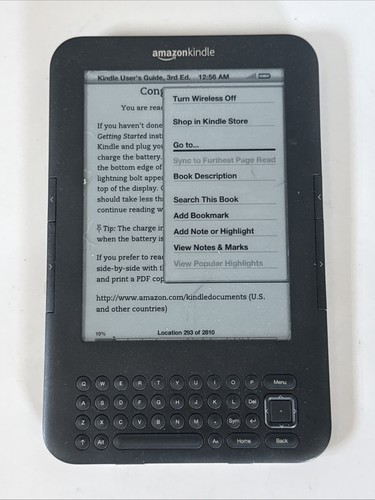 Amazon kindle keyboard 3rd - keyboard, (3rd