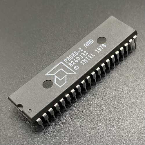 Amd p8088 cpu 8mhz - dip40, 5v