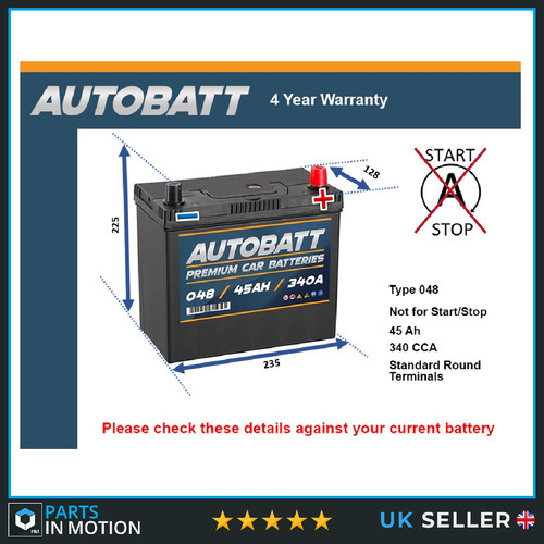 Battery fits toyota yaris - toyota,