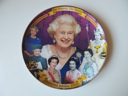 Commemorative plate queen - plate:,