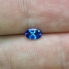 Vivid Blue-Violet Tanzanite Oval – 0.50 Carats