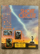 Rare 1986 Short Circuit Panini Sticker Album - Complete - sticker packet & swaps