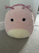 Large  Squishmallow - Silvina Pink Snail 16”