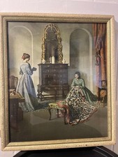 The Patchwork Quilt framed print by Leonard Campbell Taylor