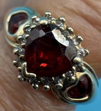 Vintage stone natural garnet - 3,