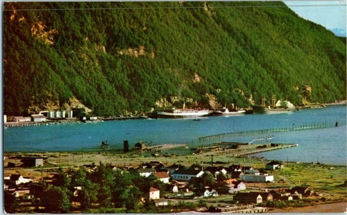 Aerial view vintage - vintage, postcard