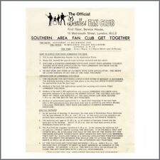 The Beatles 1963 Southern Area