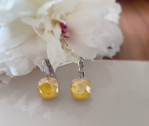 Dangle square 8mm - , golden