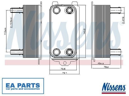 Oil cooler automatic - oil, cooler,