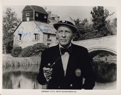 Bing crosby autograph signed - bing,