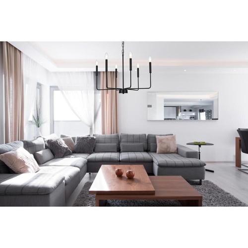 Chandelier black foyer living - black,
