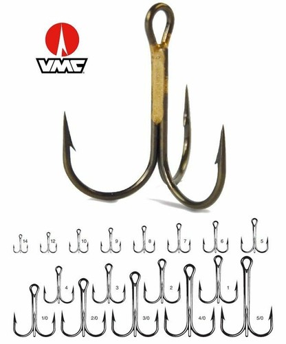 Vmc short shank treble - short, hook