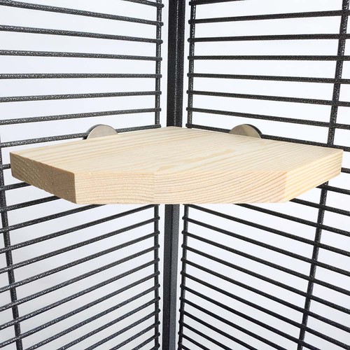 Angled corner platform parrot - corner,