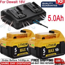 5.0Ah For DEWALT 18V DCB182