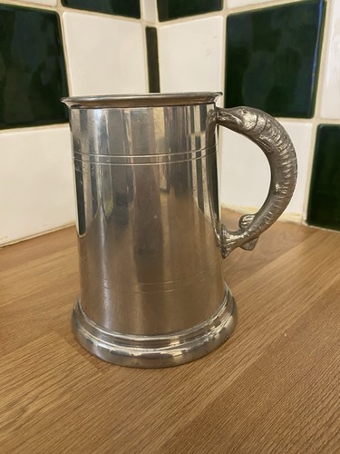 Vintage pewter mug - vintage, tankard