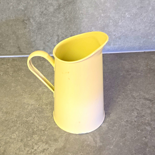 Vintage cream enamel water - cream,