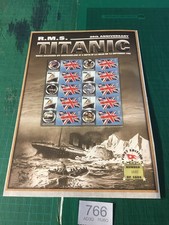 766 - TITANIC 20TH ANNIVERSARY WRECK DISCOVERY  SMILER SHEET - MNH  682 / 1000