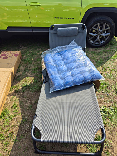 Grey foldable reclining - grey,