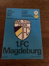Programme FC Carl Zeiss Jens